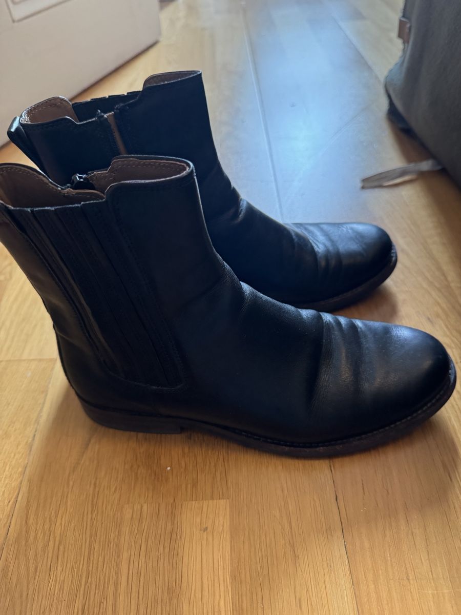 Scarpe per cavalli: BLACK LEATHER ANKLE BOOTS – Nuovo (secondo la descrizione) da Bern venduto da FashionK92
