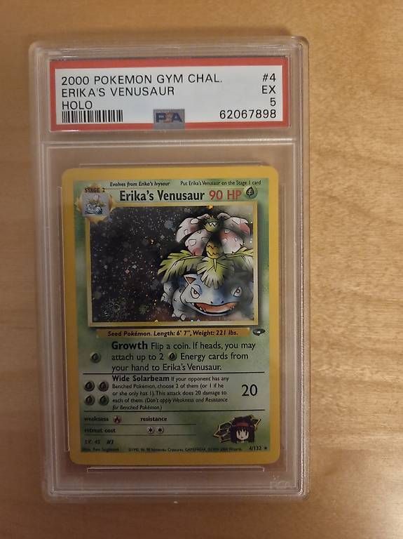 Carte collezionabili: Pokemon Erika's Venusaur PSA 5 – Usato da Cadenazzo venduto da MarencoM