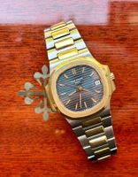 Patek Philippe Nautilus Stahl/Gold blau Fullset 3800