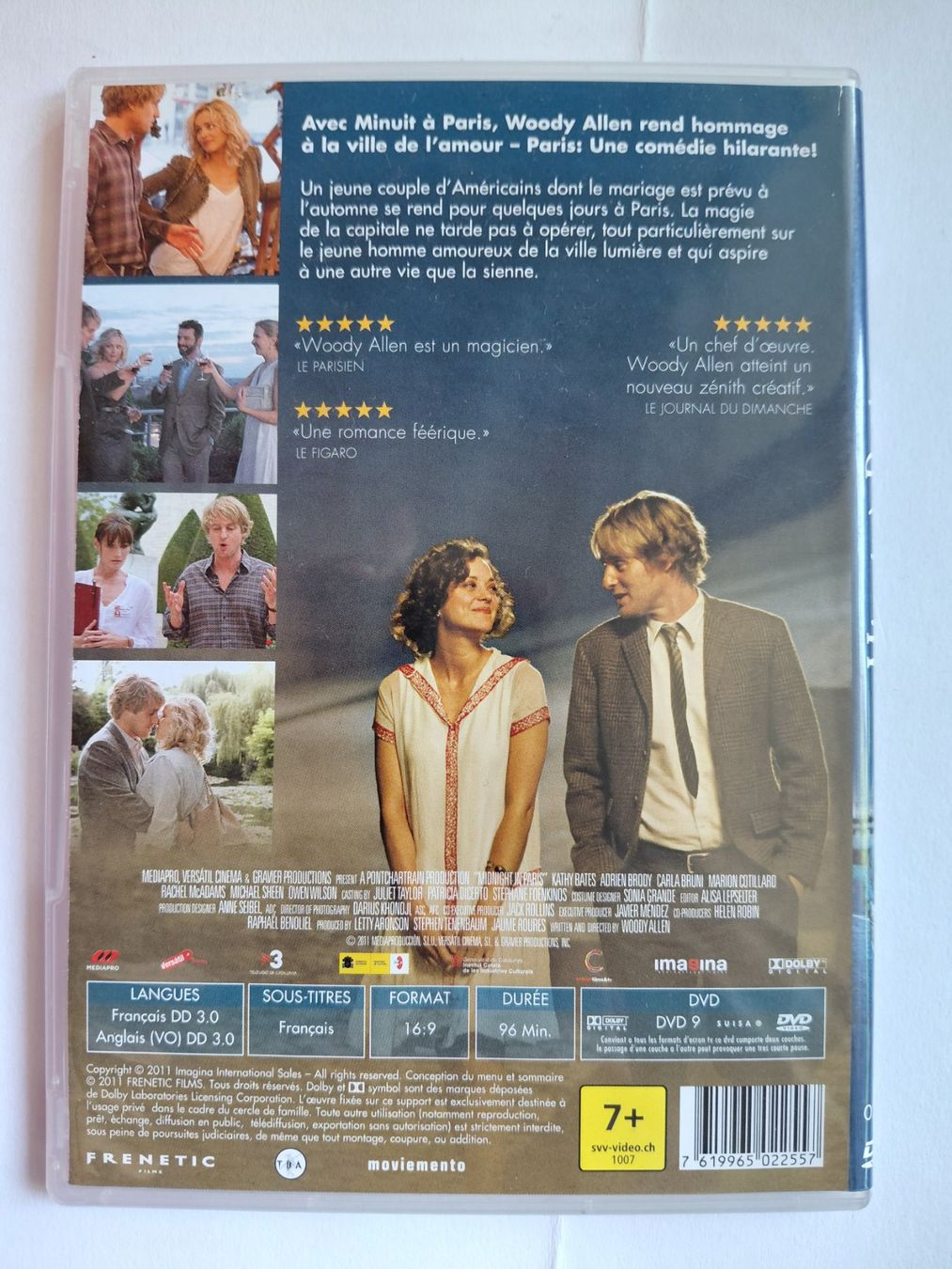 Tous les DVDs: Minuit à Paris – D'occasion à Denges par Hellboy10 1