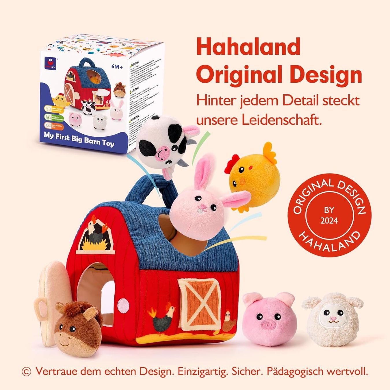 Giocattoli: Sensorisches Bauernhof Spielset mit 6 weichen Tieren – Nuovo (secondo la descrizione) da Thun venduto da onlino 2