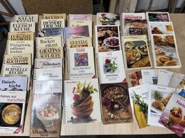 Umfangreiches Set Betty Bossi Kochbuecher