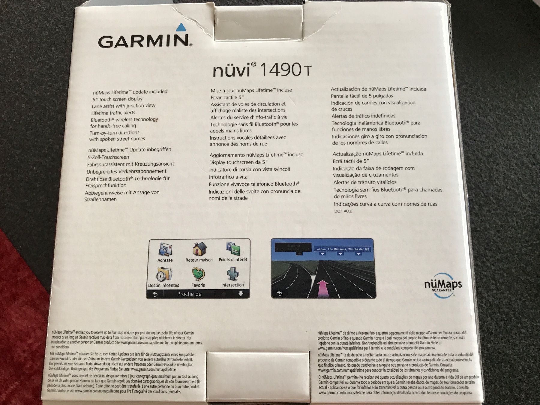 Garmin Navigatori: Garmin Nüvi 1490T – Usato da Zuzwil BE venduto da feluna3 1