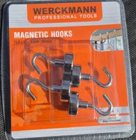 Werckmann Magnetische Haken 20mm 4 Stück Neu