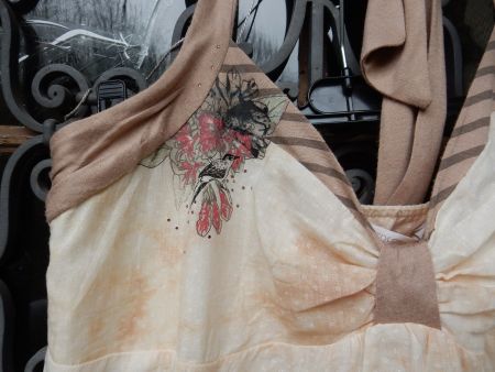 Kleid  Lagen/Bw  * COLORIS VINTAGE *  L   FRANCE , neu 69.-