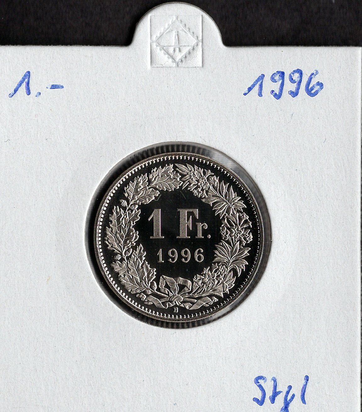 Tutti le monete: 1 Franken 1996 stgl. – Nuovo (secondo la descrizione) da Alpnach Dorf venduto da Colibri126