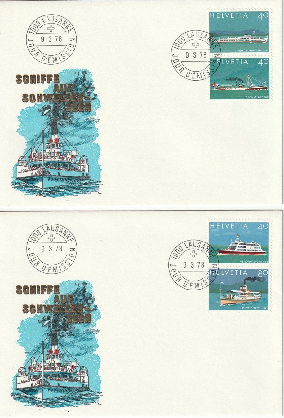 Tous les timbres: Lemanex Block 17 Belege,verschiedene Variationen. – D'occasion à uttwil par Koehlerfred 3