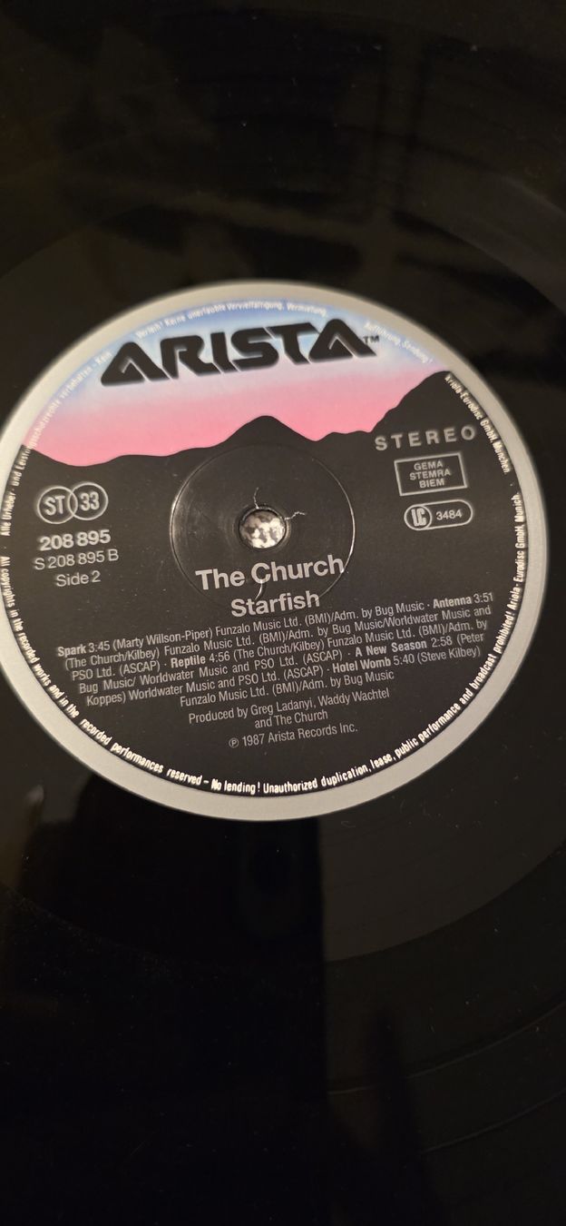 Dischi in vinile: The Church - Starfish 1987 Vg,Vg – Usato da Yvonand venduto da RF-VINYL 4