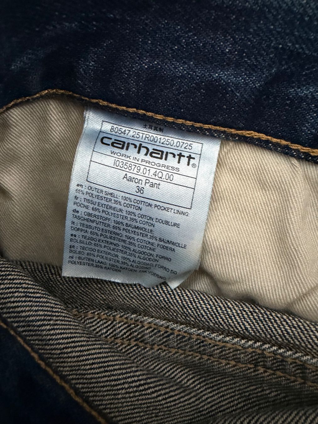 Carhartt Jeans: Aaron Pant Carhartt (W36) – Neu (gemäss Beschreibung) aus Delémont von noe_2dvd 3