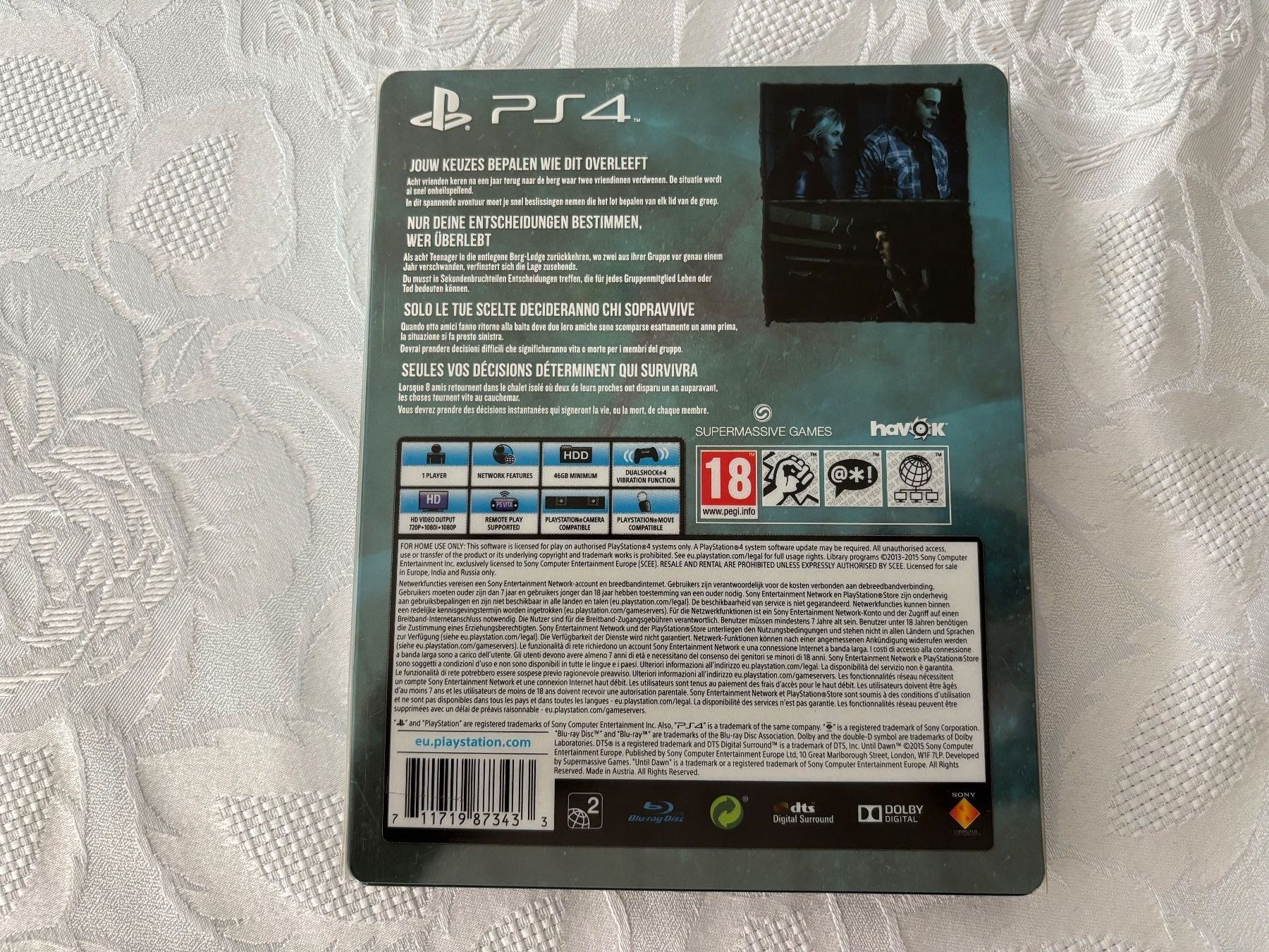 Giochi: Until Dawn (Steelbook) – Usato da Frenkendorf venduto da gelbeZinnie 1