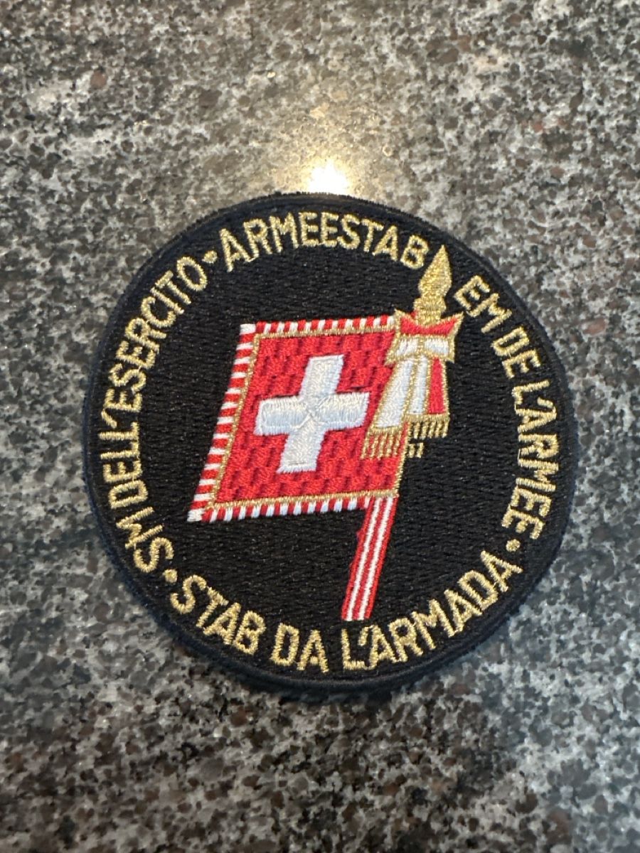 Schweizer Armee Patches: Armeestab – Gebraucht aus Morbio Inferiore von Ecod