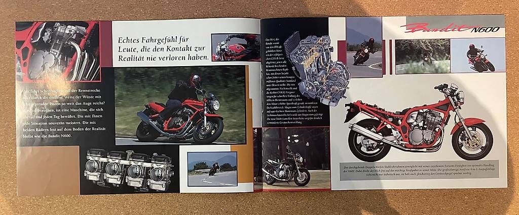 Bücher: Suzuki Bandit N600 Brochure 1996 – Gebraucht aus Olten von Giorgio7777 2