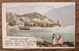 Beatenbucht am Thunersee 1901 n. Bern z. Frl. Rosali Bieri