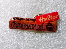 Ansteckpin 49: Halter Caramel