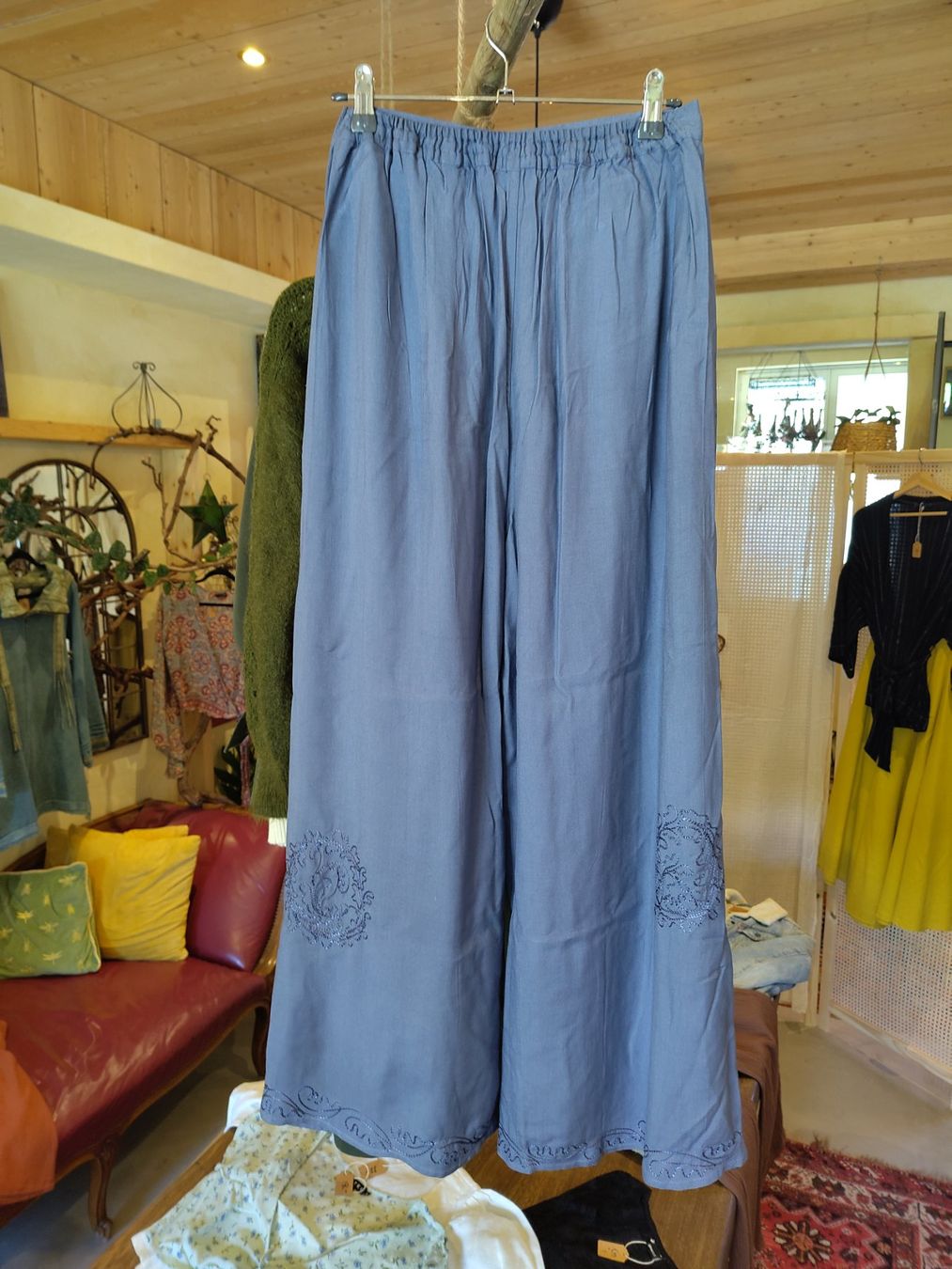 Pantaloni: Mandala Baumwolle Hose S-M blau – Nuovo (secondo la descrizione) da Losone venduto da ell_nora89 1