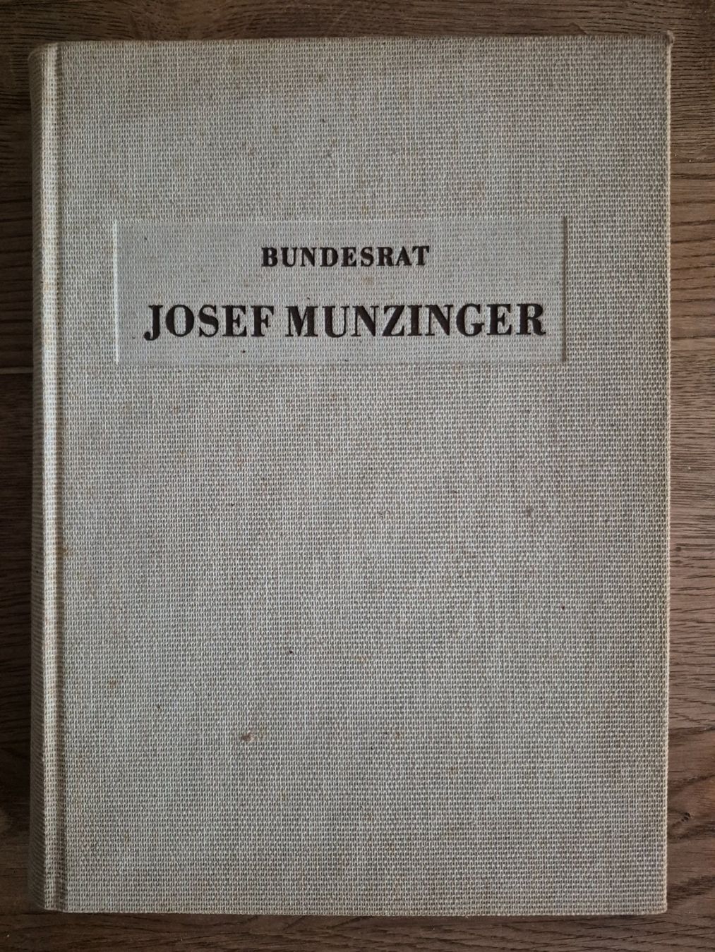 Bücher: Bundesrat Josef Munzinger – Gebraucht aus Balsthal von Jamamoegg