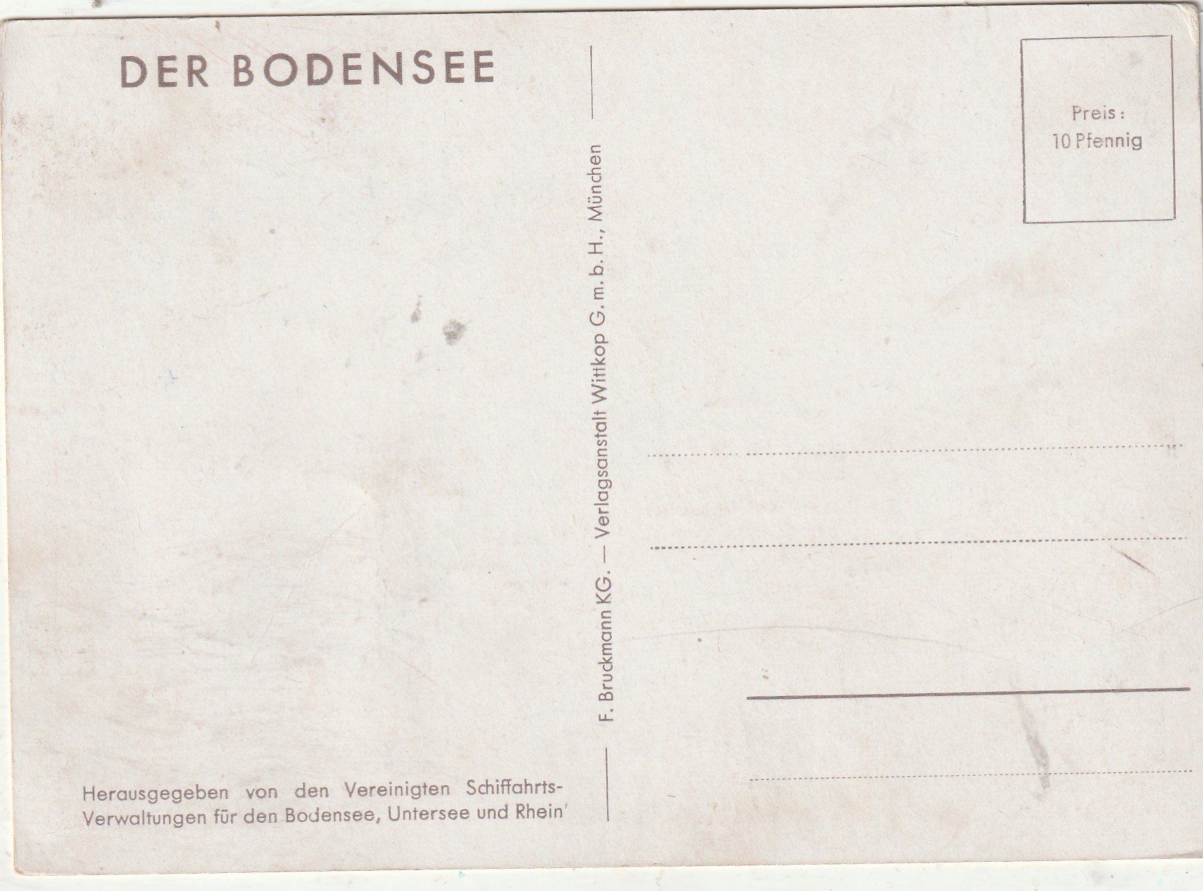 Cartoline postali: Der Bodensee – Usato da Lumbrein venduto da made02 1