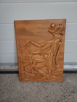 Holzrelief, Clown am Klavier, Heute Aktion....