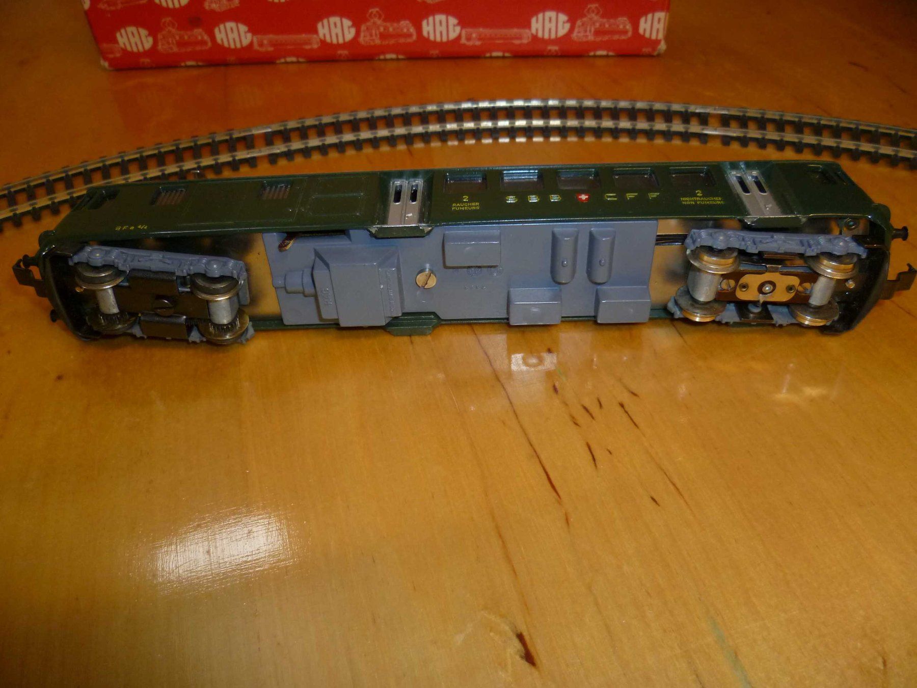 Hag Modellini di ferrovie: SBB Triebwagen Bfe 4/4 DC  H0 – Usato da Rickenbach BL venduto da umro11 3