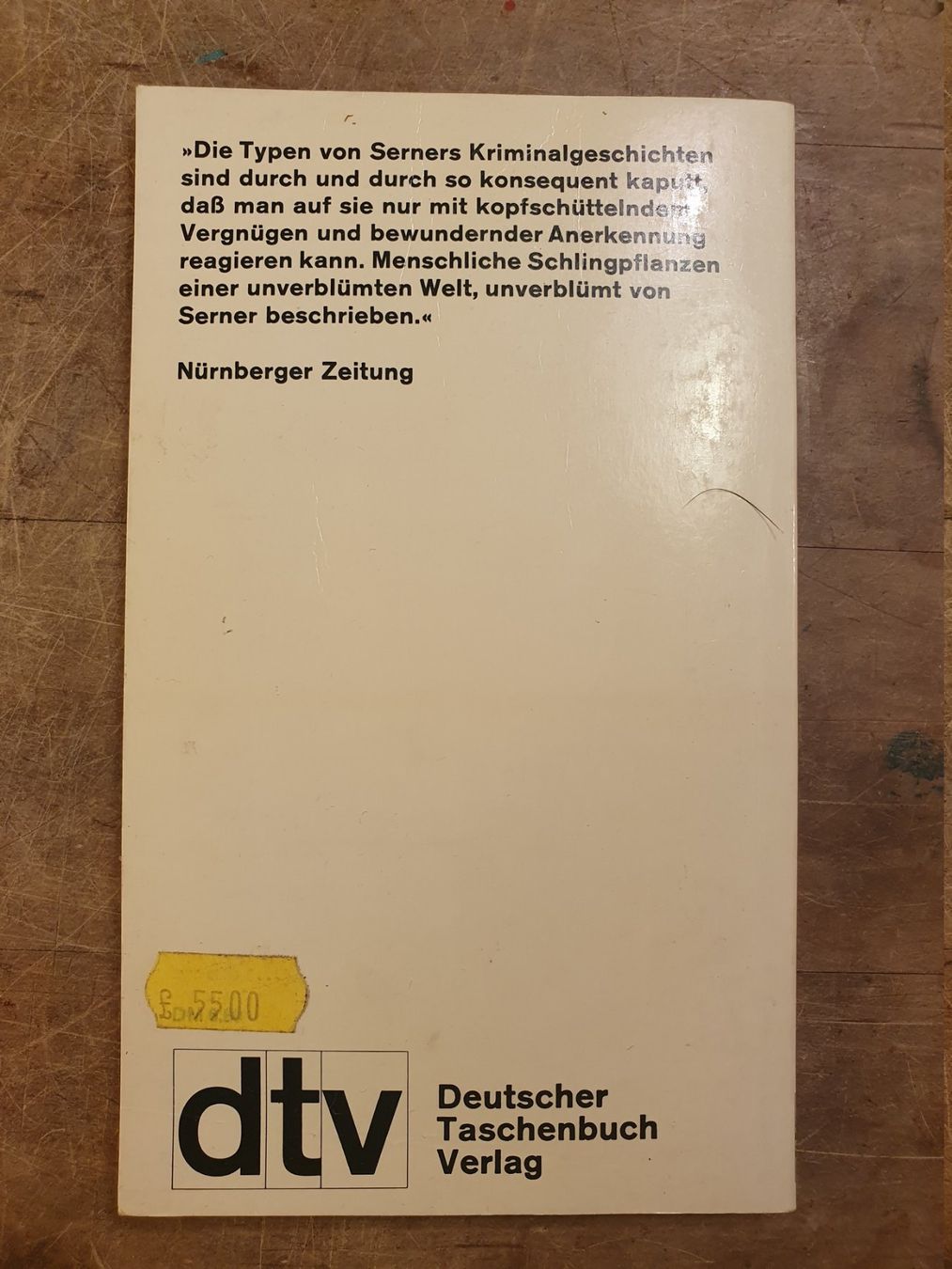 Libri: Der Pfiff um die Ecke - Walter Serner – Usato da Zürich venduto da loosebone 1