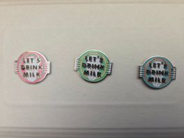 Pin LET'S DRINK MILK