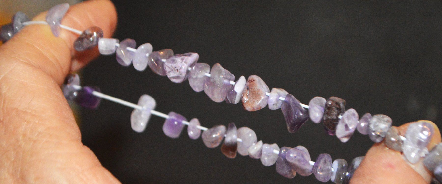 Armbänder & -reifen: Armband L-6640 – Amethyst Chips – elastisch – Neu und originalverpackt aus Goldiwil (Thun) von han_v5b7 5