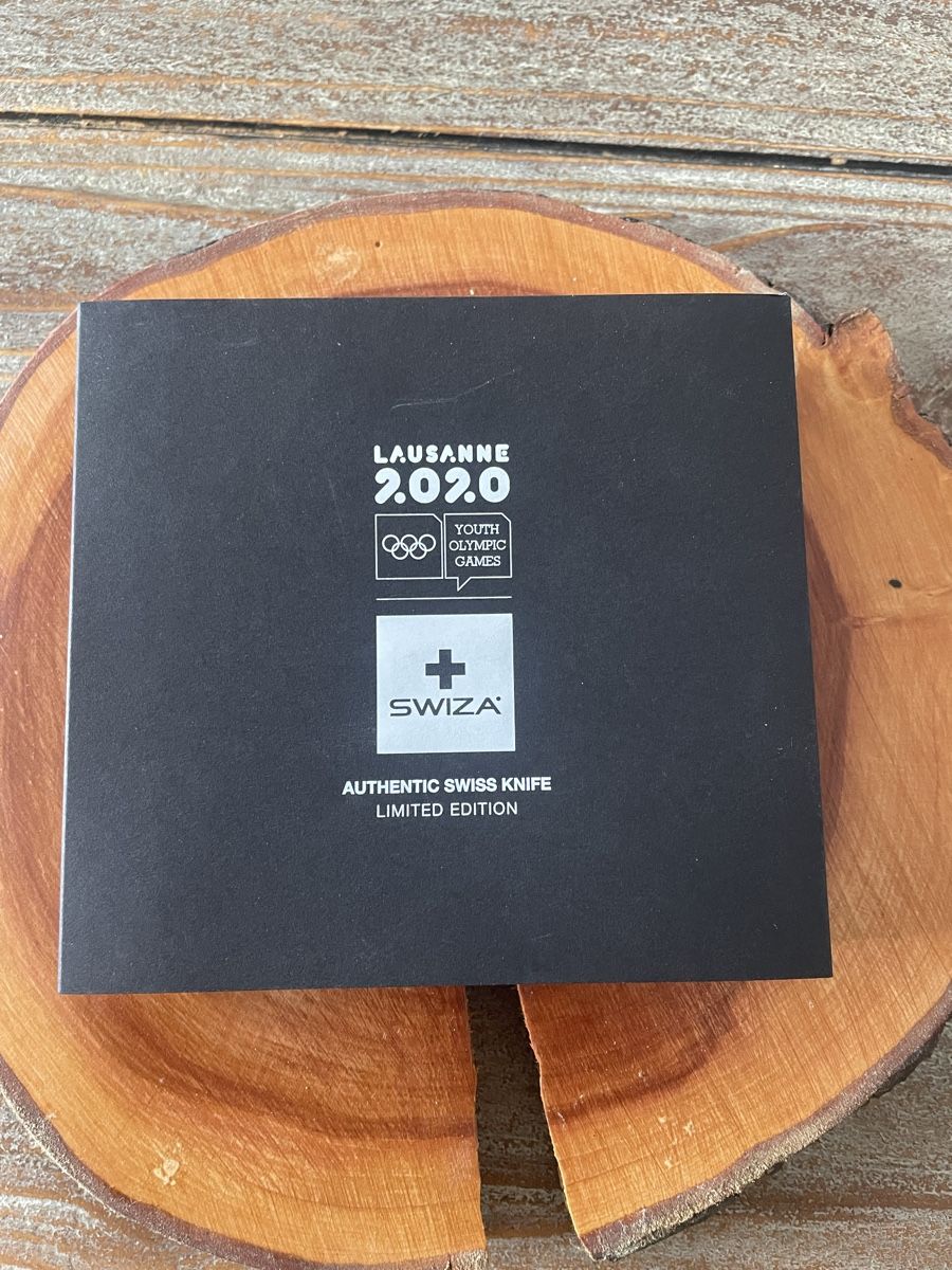 Swiza Coltelli tascabile: Swiza Olypia 2020 Sammelmesser – Nuovo e nell'imballaggio originale da Heitenried venduto da Alpuchalb 3