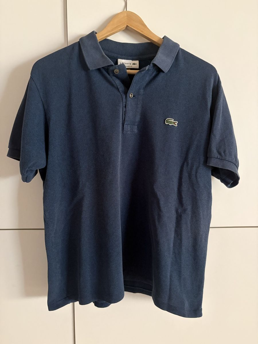 Lacoste Magliette Polo: Polo Lacoste bleu taille M – Usato da Pully venduto da kaba07