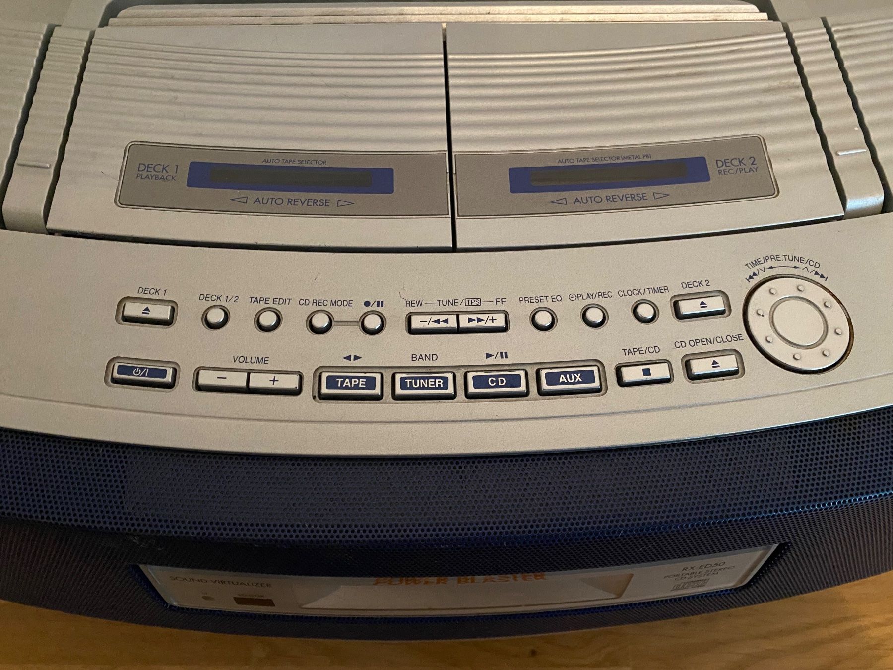 Panasonic Lettore multimediale & Streamer: Panasonic Power Blaster - CD / 2 Tape-Decks, u.A. – Usato da Rotkreuz venduto da mia_dc2r 3