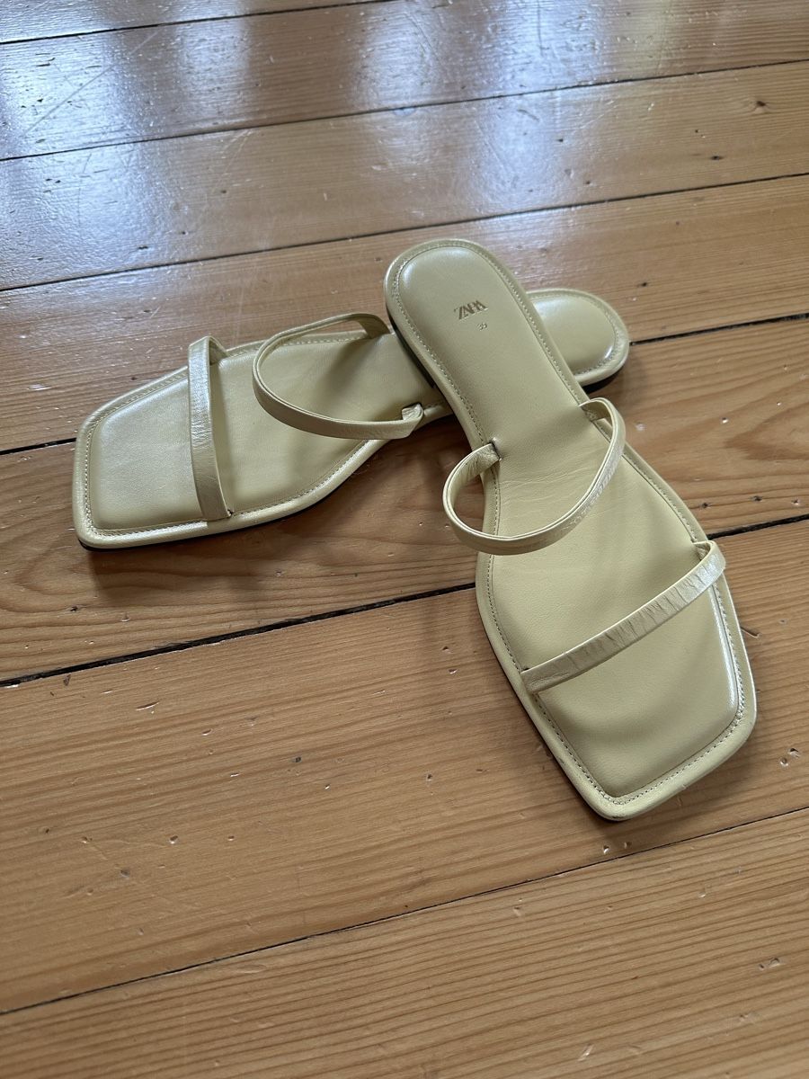 Zara Scarpe da donna: Zara Sandalen, Gelb, Grösse 39 – Nuovo (secondo la descrizione) da Schaffhausen venduto da NellyE