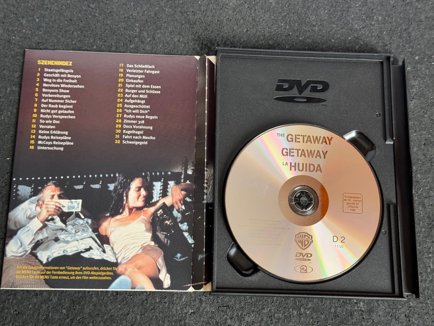 Tutti i DVDs: GETAWAY DVD EN/DE/SP McQueen - MacGraw – Usato da Fribourg venduto da tschjoly 4
