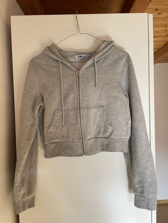 FB Sister (New Yorker) cropped Sweatjacke mit Kapuze M (Neu