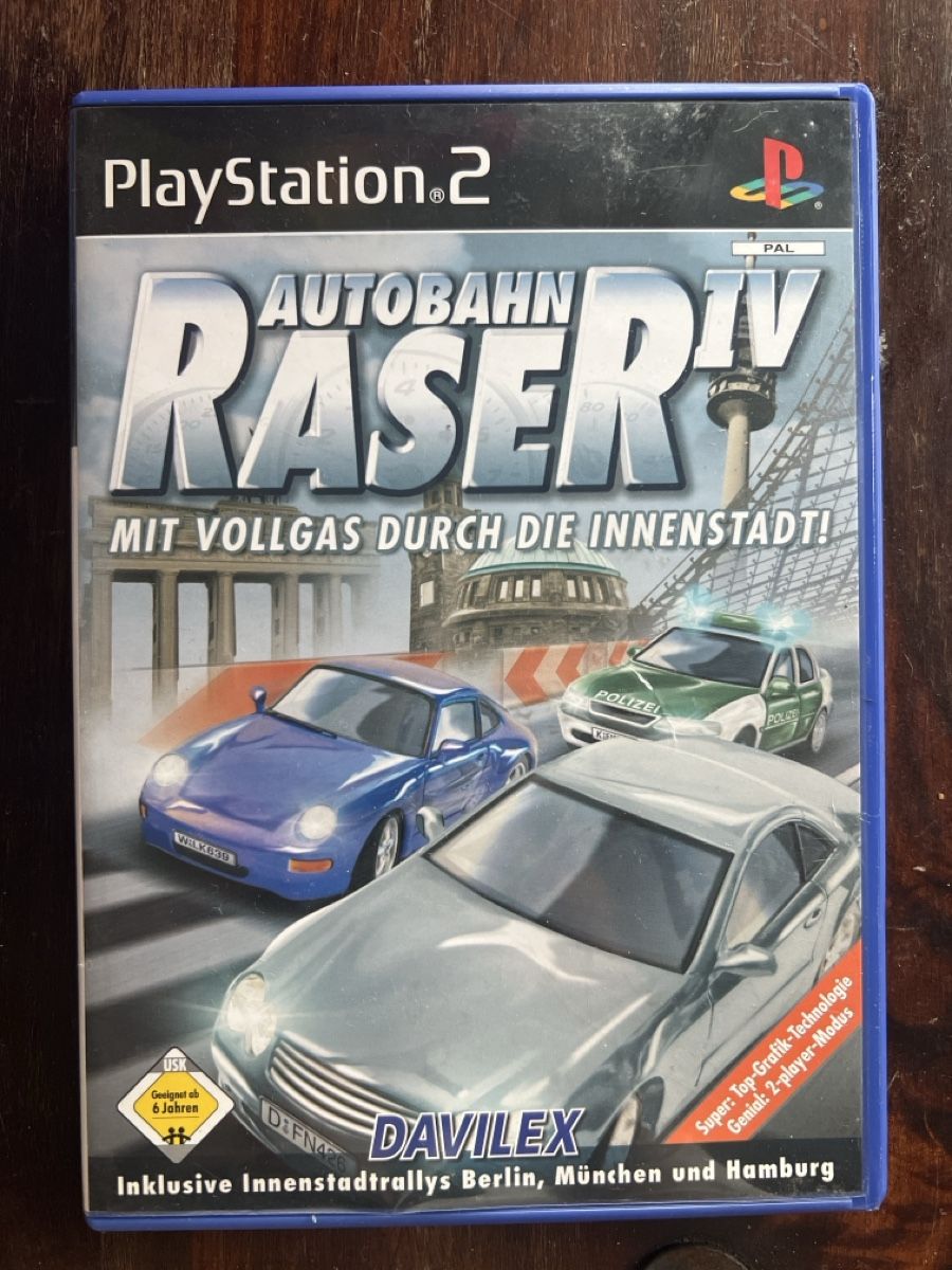 Sony Giochi: Autobahn Raser IV PS2 – Usato da Dottikon venduto da Nate96