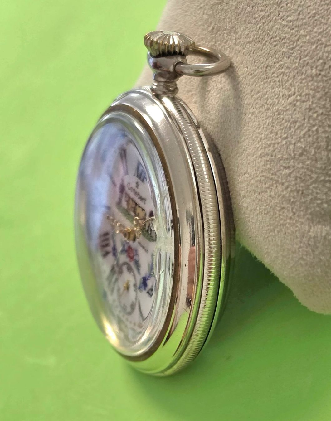 Cortébert Orologi: CORTEBERT TASCHENUHR MIT TRADITIONELLEN SCHWEIZER CHÜELI – Usato da Neftenbach venduto da Taschen-Uhren 1