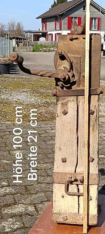 Alle Werkzeuge: Alte Stockwinde funktionstüchtig – Gebraucht aus Mettendorf TG von uhu44 1