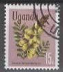 UGANDA , GELBER, BLÜHENDER STRAUCH   (17