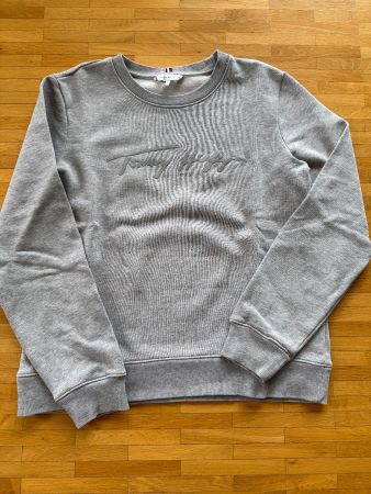 Grauer Tommy Hilfiger Pullover Gr. S