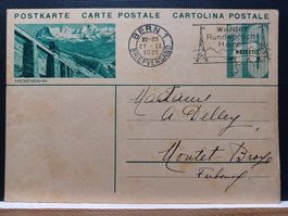Bildpostkarte ,Niesenbahn Postkarte 1935 Bern Briefversand