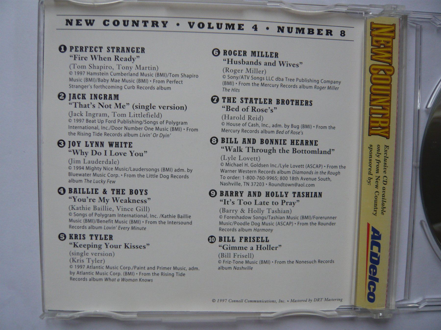 CD: 2CD VARIOUS NEW COUNTRY COLLECTION – Usato da Winterthur venduto da Cajun 1