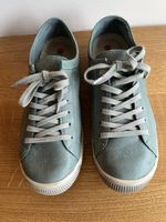 Softinos Damen Schnürschuh Sneaker türkis Gr. 39