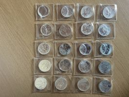 20 Unzen Maple Leaf Feinsilber