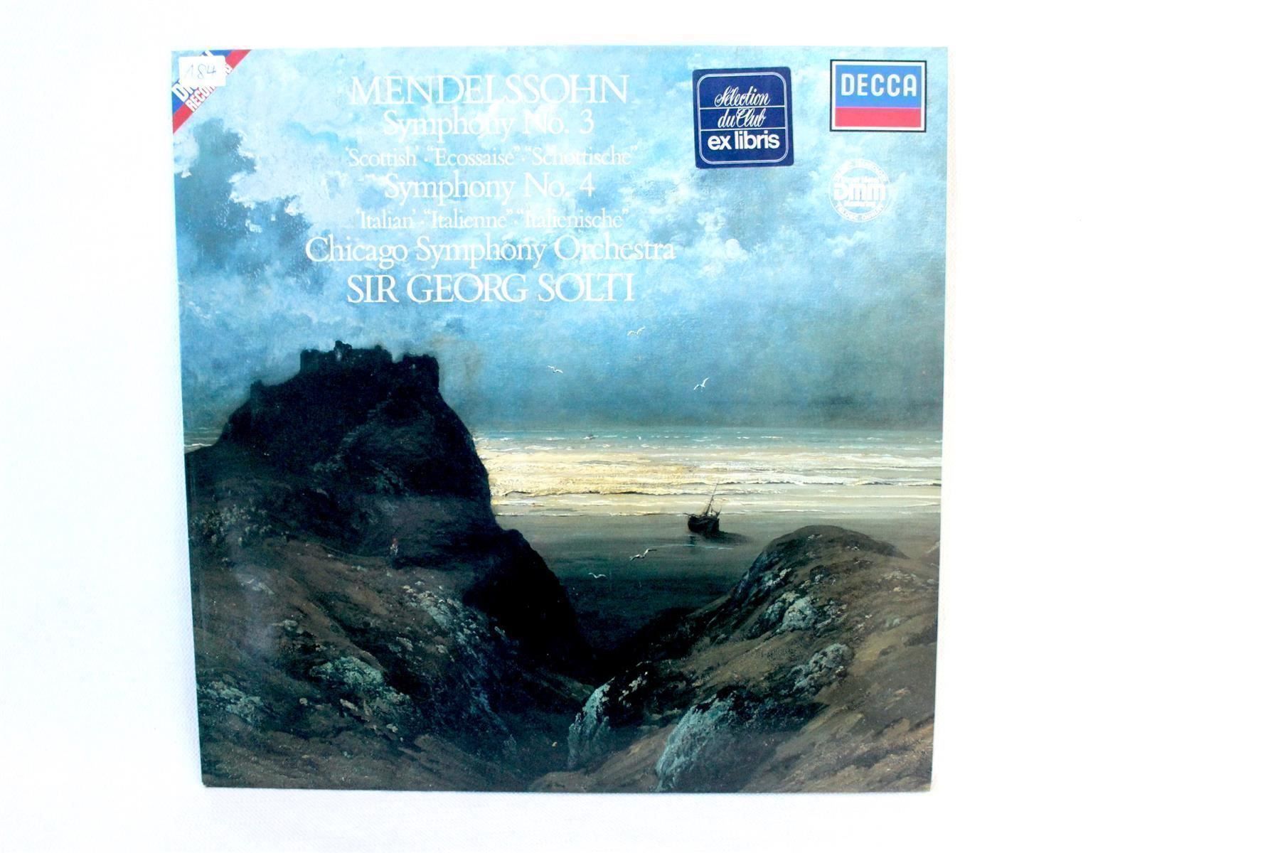 CD: MENELSSOHN: Symphony No.3 / No. 4 – Usato da Bern venduto da kultiges 1