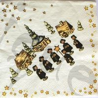 Serviette christmas singers (w531) 2Stk.