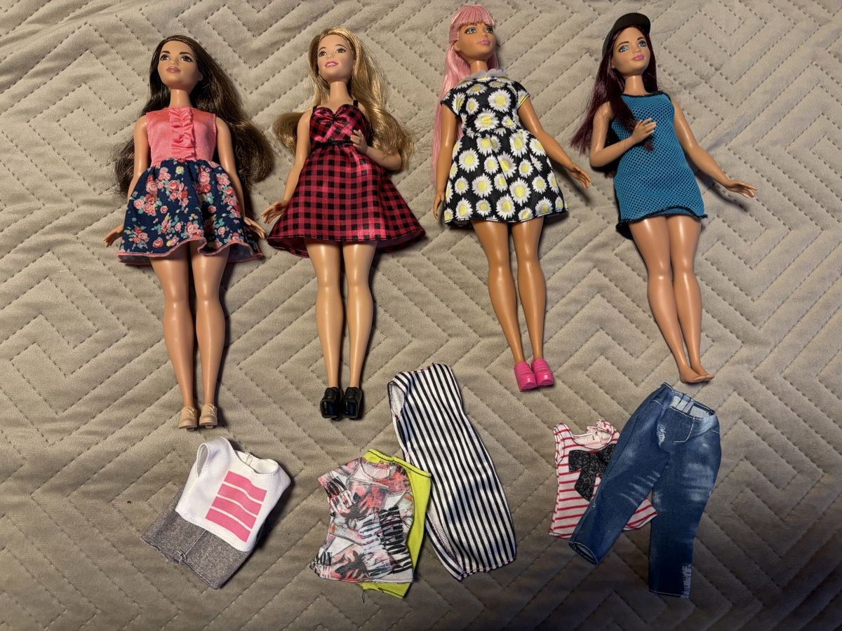 Hasbro Puppen: 4 schöne Orginal Curvy-Barbies mit Kleidung – Gebraucht aus Rorbas von Flavia1988