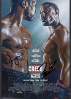 CREED III Jonathan MAJORS Michael B. JORDAN / AUTOGRAMM