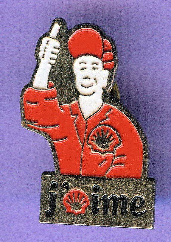 Shell Placchette & Badge: j' SHELL ime   Tankwart – Usato da Winterthur venduto da Sammleroase