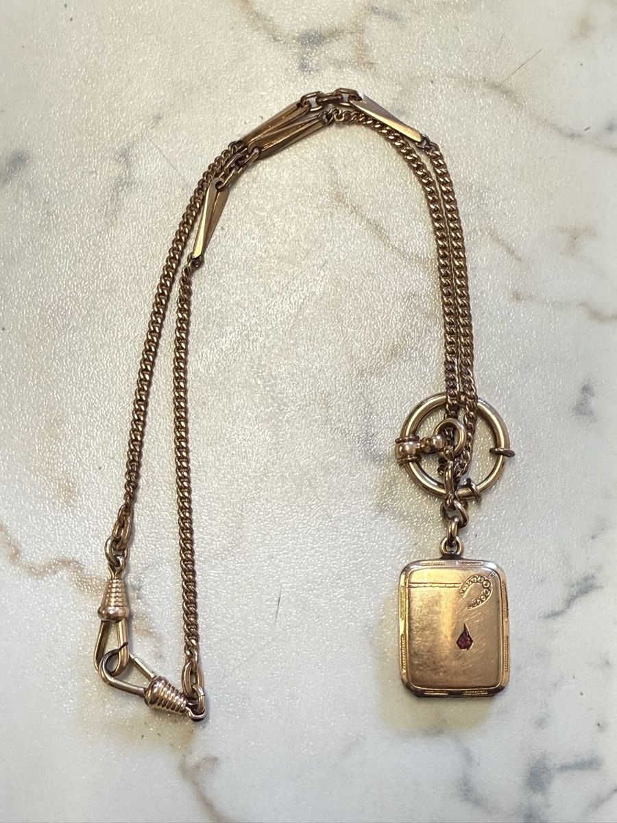 Altri accessori per orologi: Schöne alte Uhrenkette – Usato da Sargans venduto da foxtrading