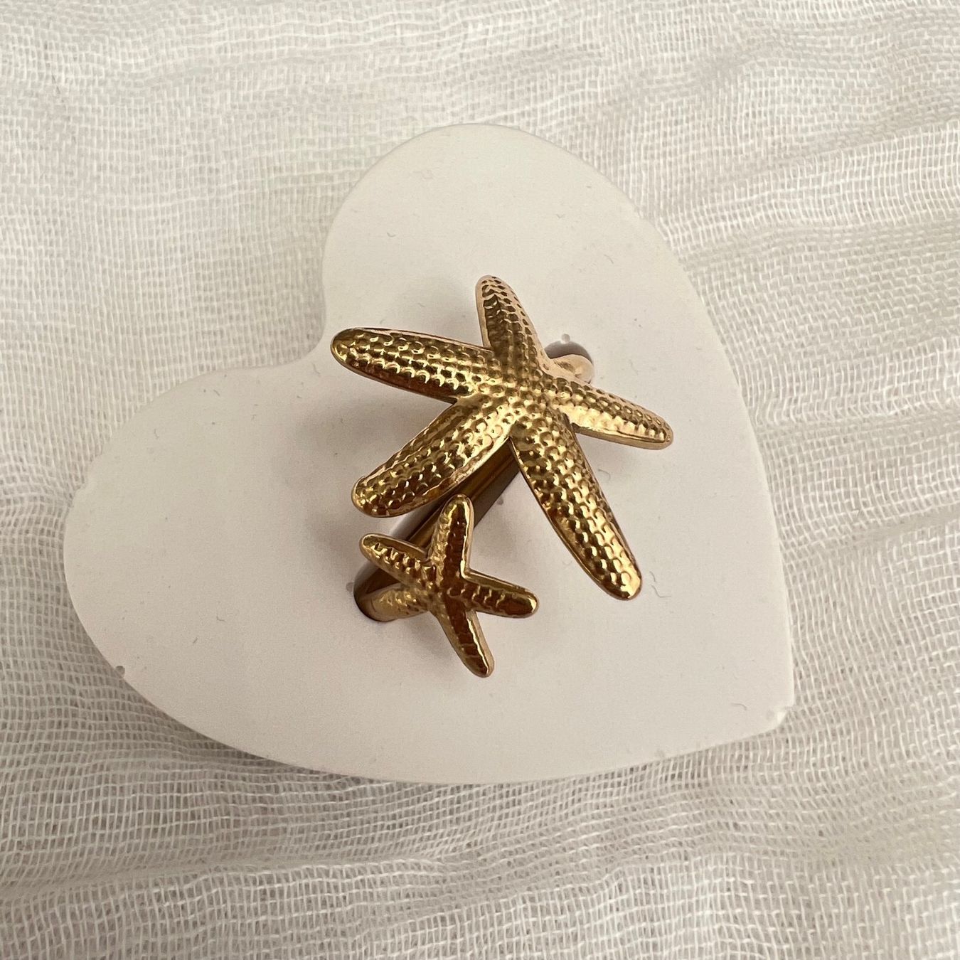 Anelli: Bague étoile de mer – Nuovo (secondo la descrizione) da Pully venduto da sunaddict 3
