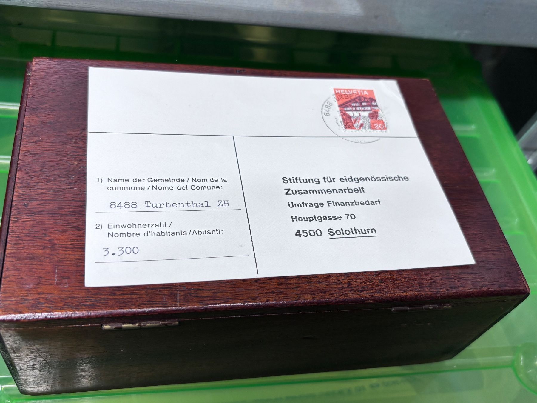 Documenti: Gemeinde Turbenthal ZH - Dokument – Usato da Zürich venduto da engebrunau