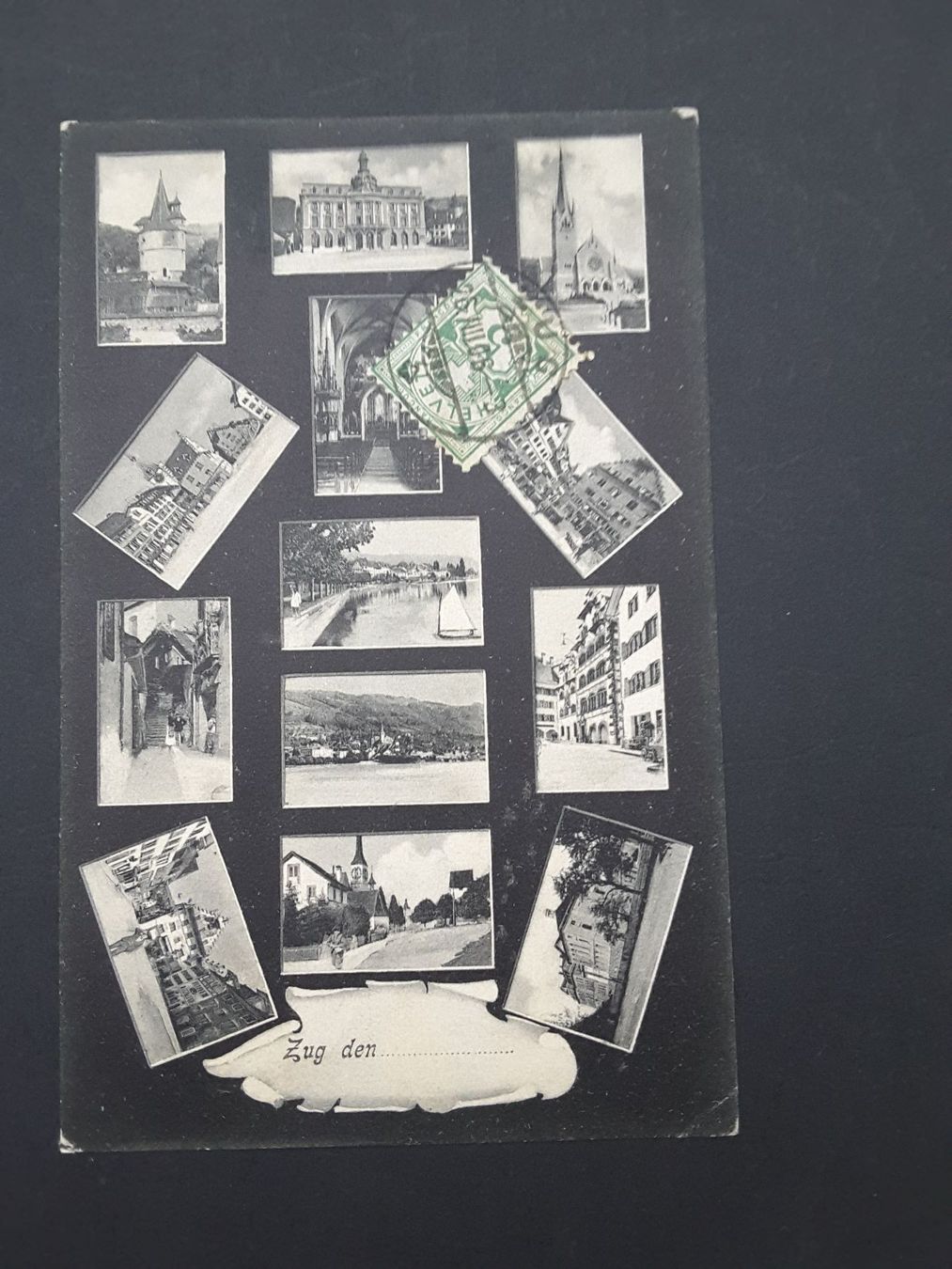 Cartoline postali: AK Zug , Mehrbild 1906 – Usato da Reichenburg venduto da Pipo-67